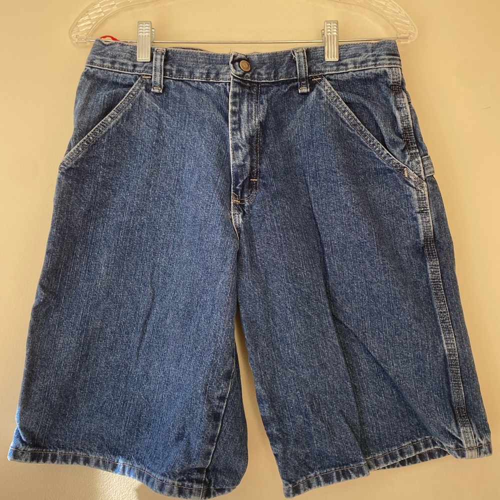 Classic Blue Denim Men's Shorts